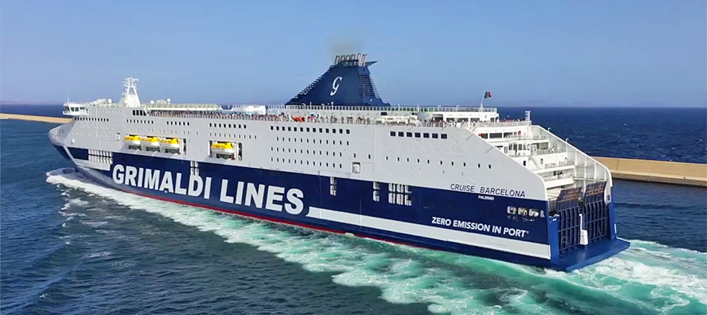 Convention shipping company Grimaldi Lines